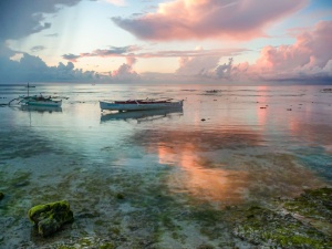 Bankas-at-sunrise-Anda-beach-Bohol-Philippines