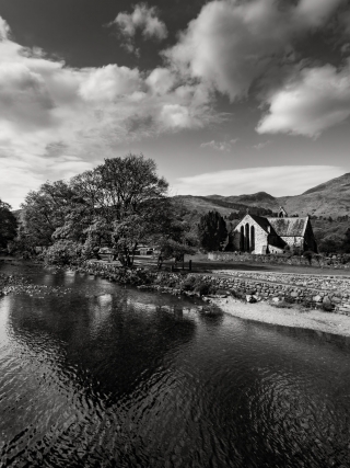 Church-by the-river-Snowdonia-National-Park-Wales