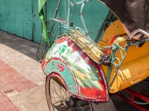 Colourful-rickshaw-Yogyakarta-Java-Indonesia