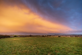 Dramatic-evening-sky-Basingthorpe-Rotherham-England