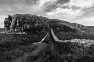 Hadrians-Wall-scaling-large-rocky-hillside-Northumberland-England