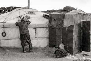 Nomad-outside-Ger-Gobi-Desert-Mongolia