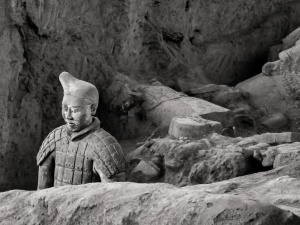 Single-Terracotta-warrior-Lintong-Xi&#039;an-China