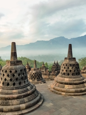 Stone-bells-Borobudur-Stupa-Java-Indonesia