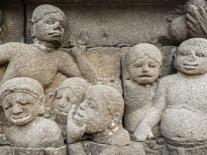 Stone-relief-Borobudur-Java-Indonesia