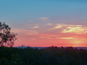 Sun-setting-over-Perth-Skyline-01-South-Western-Australia