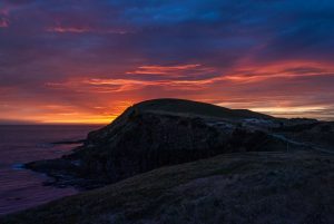 Sunset-The-Catlin-coast-New-Zealand
