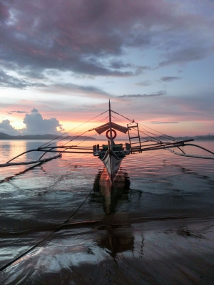 Traditional-banka-boat-Port-Barton-Palawan-Philippines