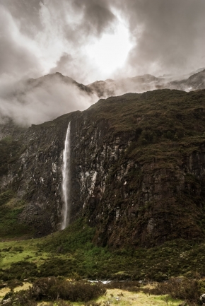 Waterfall-Wanaka-New-Zealand