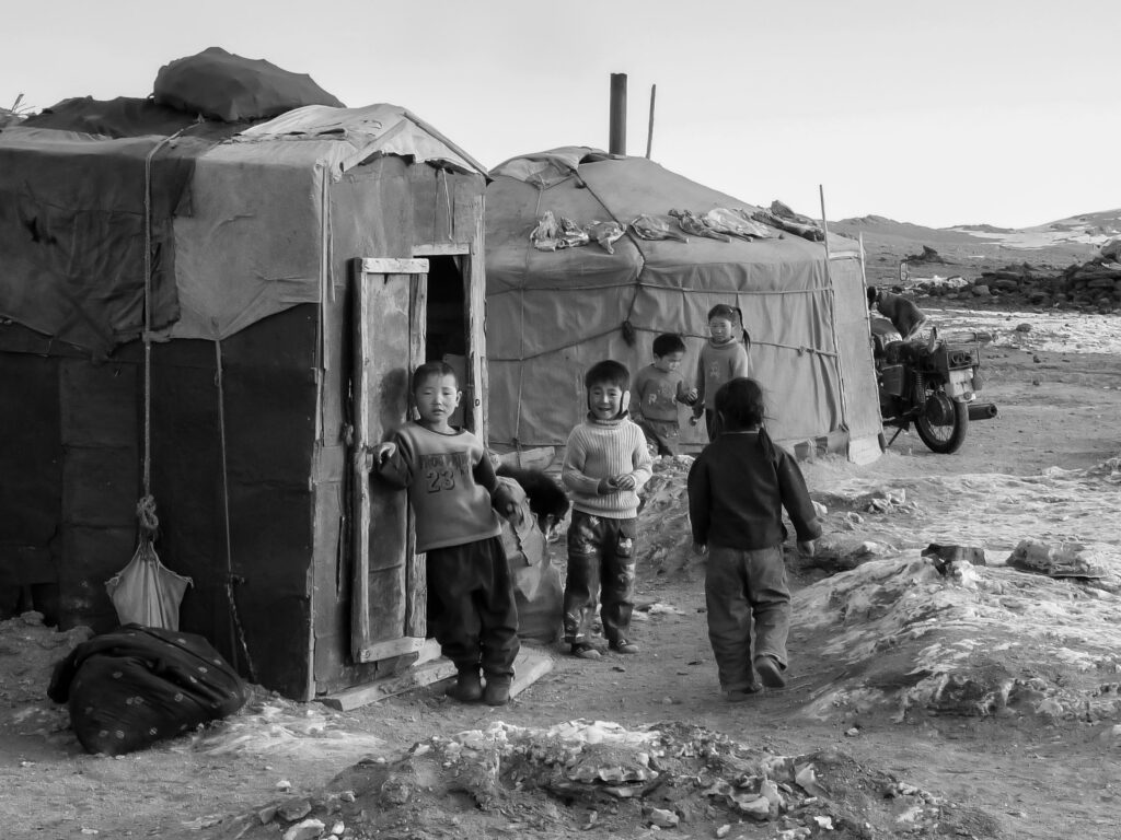 Kids, Gobi Desert, Mongolia