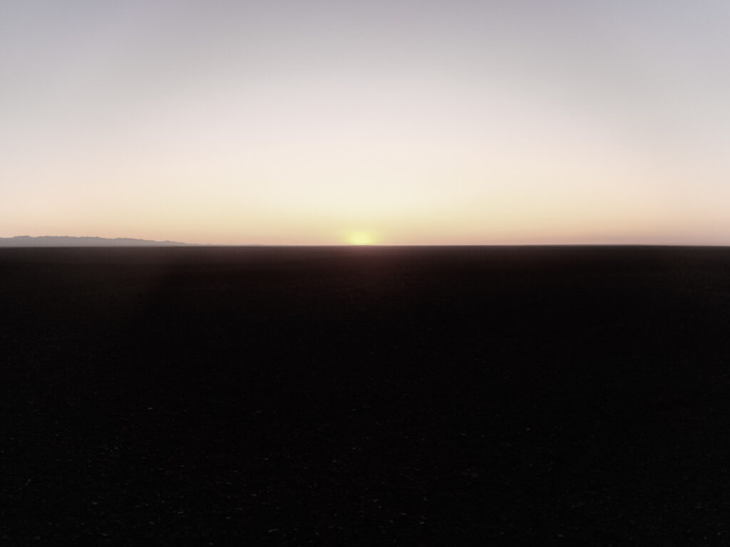 Sunset, Gobi Desert, Mongolia
