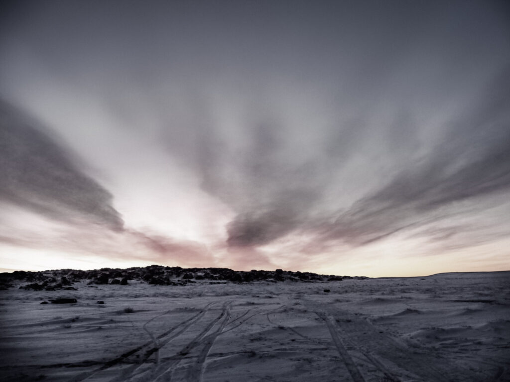 Dusk, Gobi Desert, Mongolia