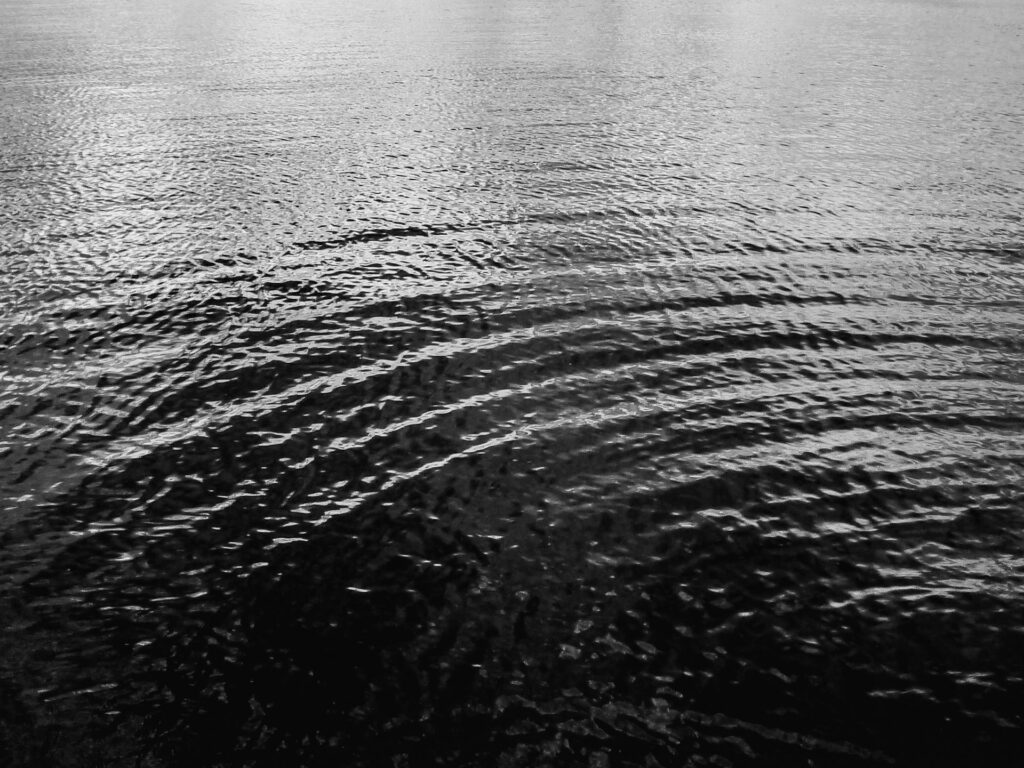 Ripple in the sea Bohol Philippines